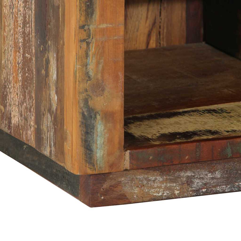 Skoställ Brun Skoskåp med hylla Brun 110 x 35 x 40 cm Solid återvunnen trä