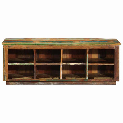 Skoställ Brun Skoskåp med hylla Brun 110 x 35 x 40 cm Solid återvunnen trä