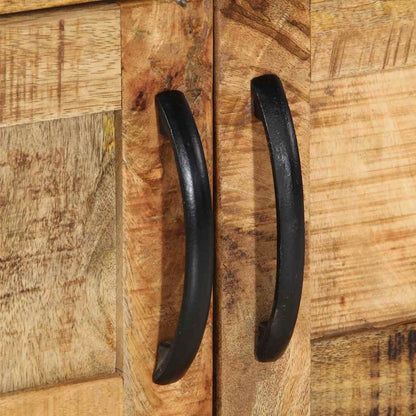 Soffbord Trä med låda Brun 90 x 50 x 40 cm Massivt Mangoträ