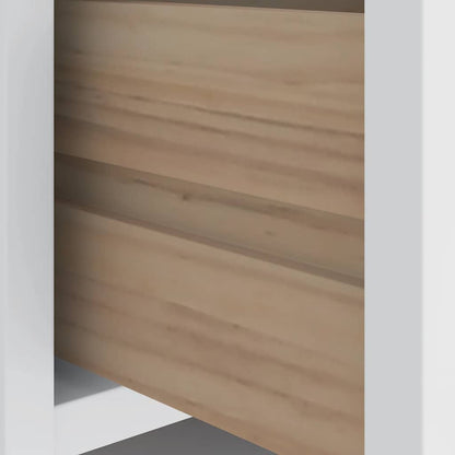 Hallbänk SANDNES Vit 45x40x50 cm massiv Trä furu
