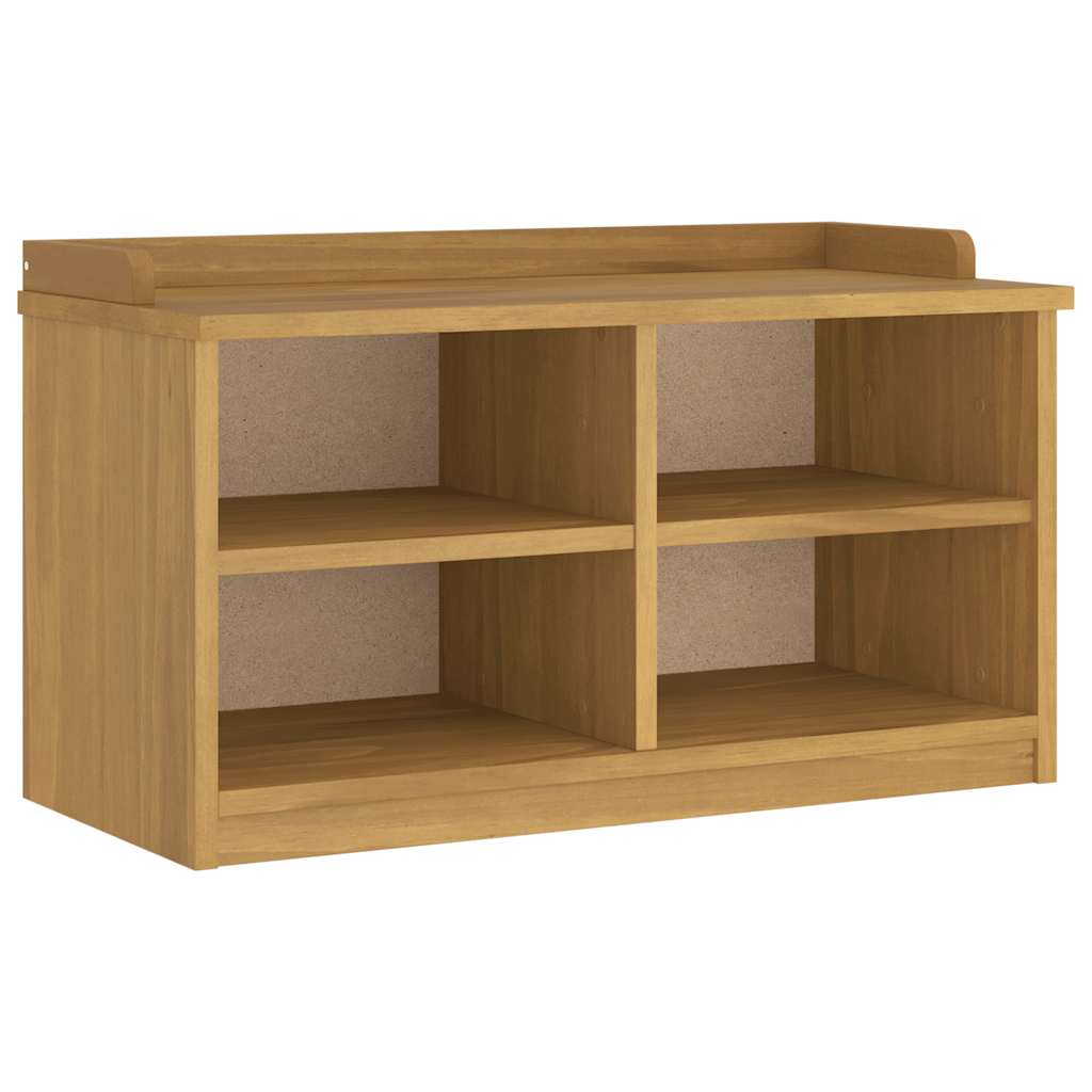 Hallbänk SANDNES 87x40x50 cm massiv Trä furu