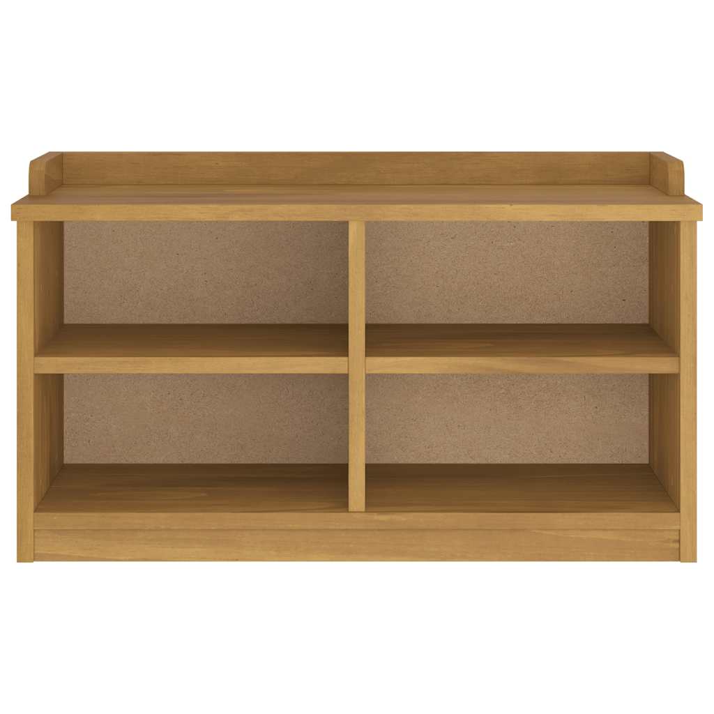 Hallbänk SANDNES 87x40x50 cm massiv Trä furu