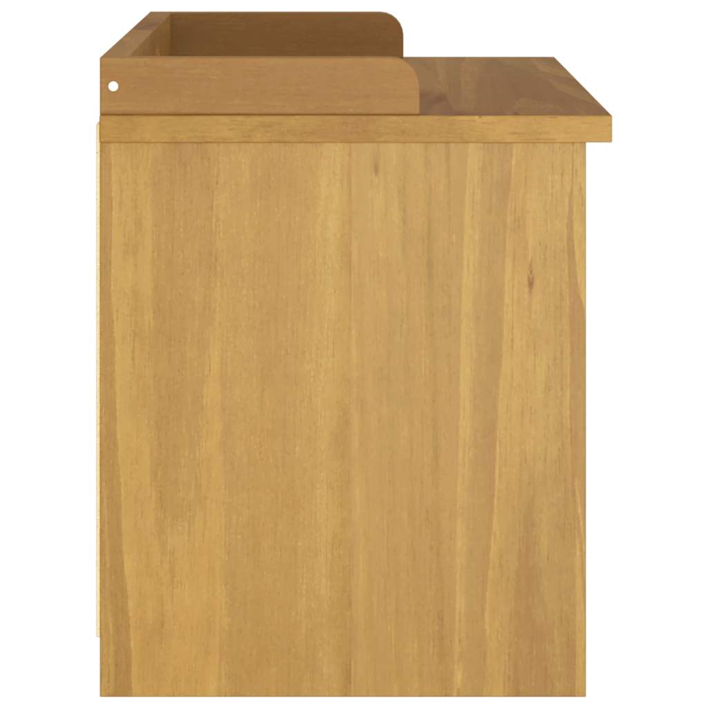 Hallbänk SANDNES 87x40x50 cm massiv Trä furu