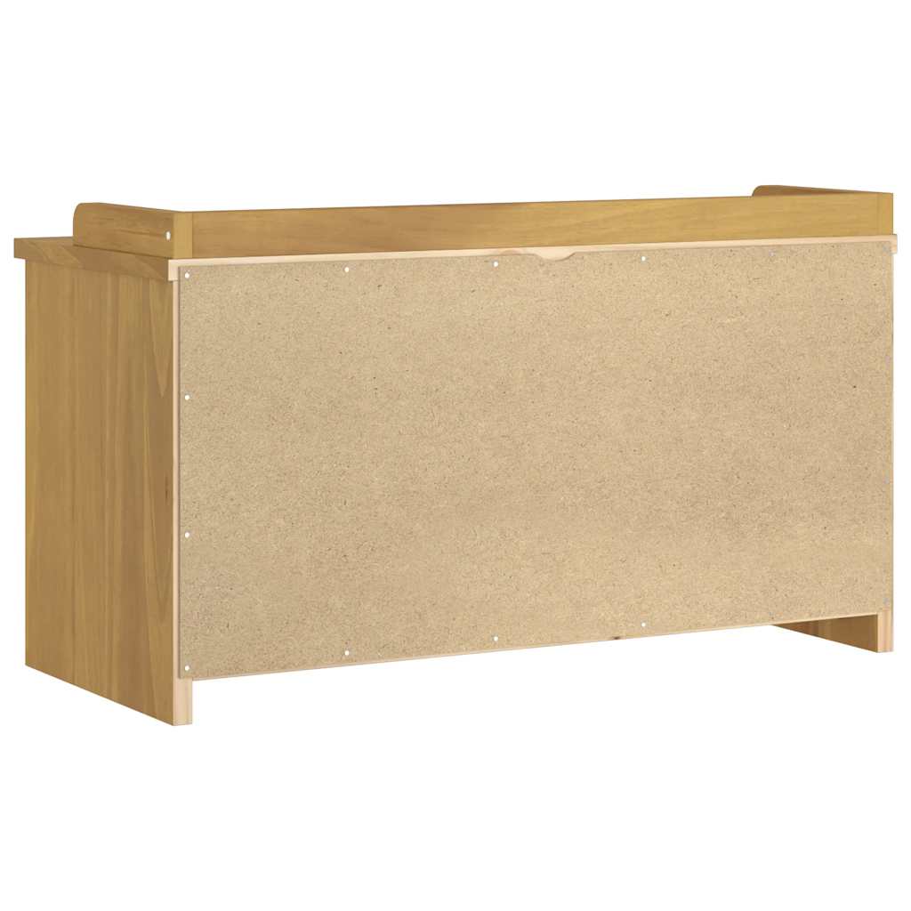 Hallbänk SANDNES 87x40x50 cm massiv Trä furu