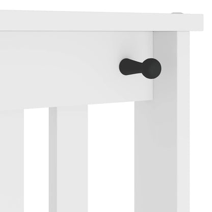 Hallmöbel "SANDNES" Vit 45x40x159,5 cm massiv Trä furu