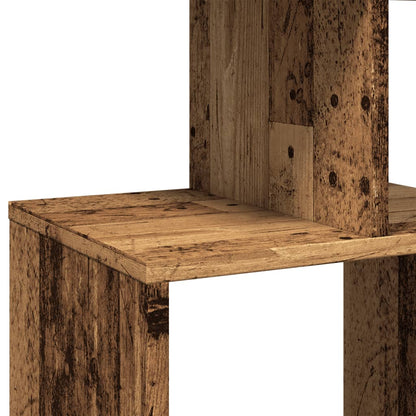 Bokhylla Åldrat Trä 92x29x188 cm