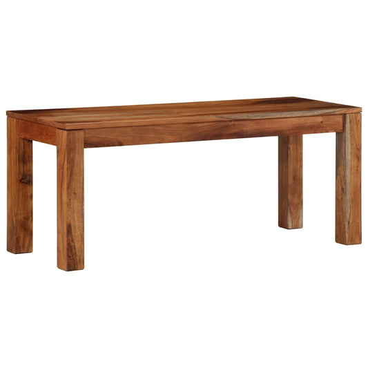 Hallbänk 110 cm massivt akaciaträ