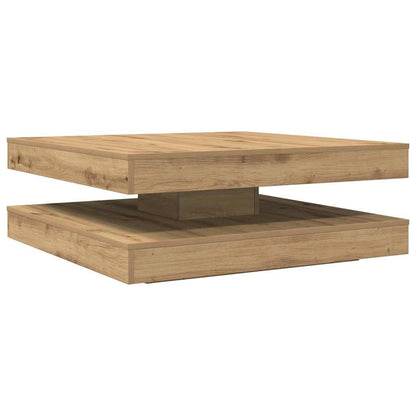 Soffbord Artisan Ek 360 grader vridbart 90x90x34,5 cm