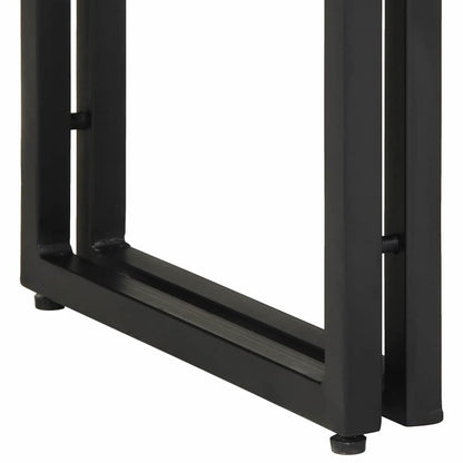 Avlastningsbord Konsollbord Trä med låda 120 x 33 x 75 cm Solid återvunnen trä