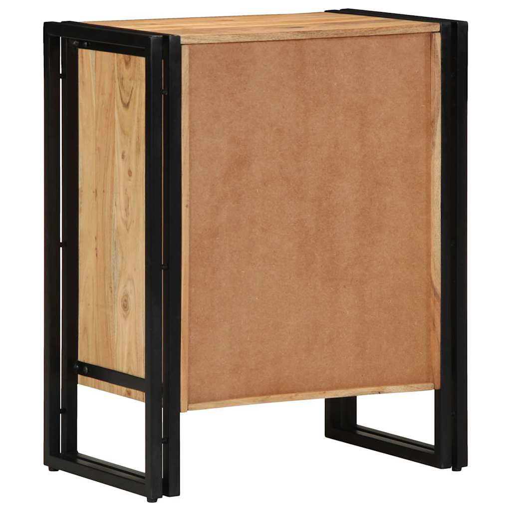 Skoställ Brun Skoskåp med hylla Brun 56 x 35 x 70 cm Massivt akaciaträ