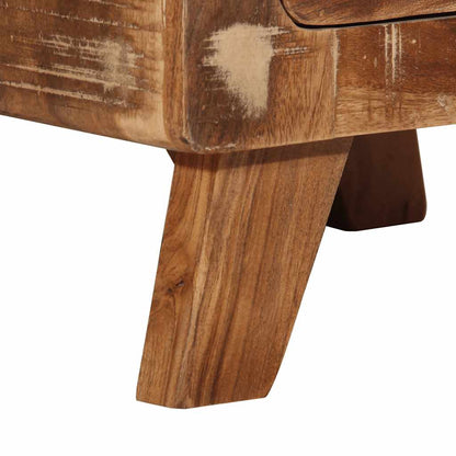 Sängbord Nattduksbord Trä 37x32x50 cm massivt Trä återvunnet