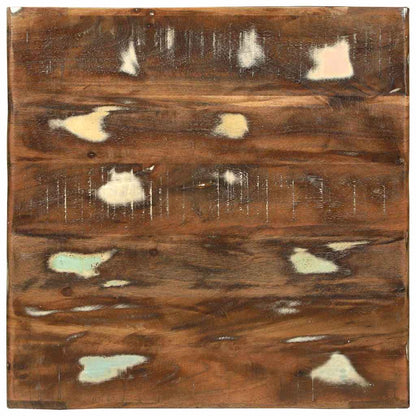 Soffbord Trä 50 x 50 x 35 cm massivt återvunnet trä