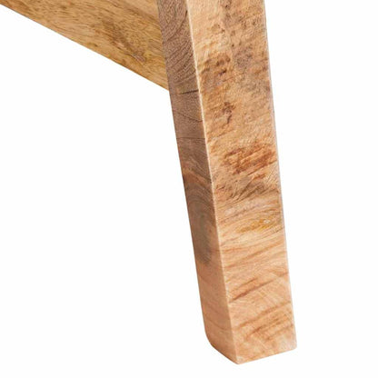 Smyckebord med hylla Brun 90 x 76 x 45 cm massivt mangoträ