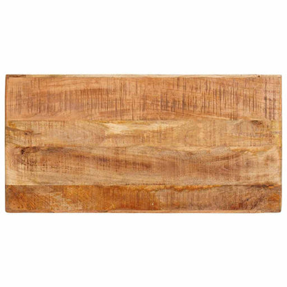 Smyckebord med hylla Brun 90 x 76 x 45 cm massivt mangoträ