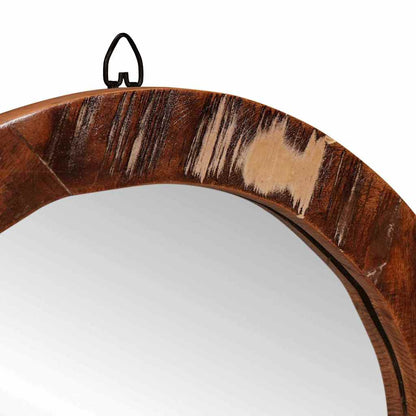 Smyckebord med hylla Brun 90 x 76 x 45 cm Solid återvunnet trä