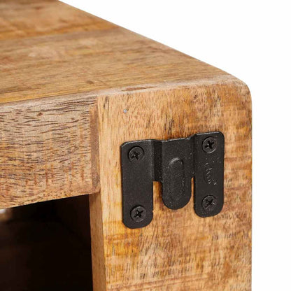 Vinställ Väggmonterad Brun 44 x 30 x 35 cm massivt mangoträ