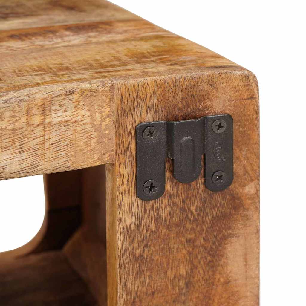 Sängbord Nattduksbord Trä 45 x 30 x 24 cm massivt mangoträ