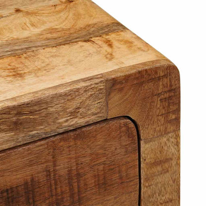 Sängbord Nattduksbord Trä Väggmonterad sänggavel Brun 40 x 30 x 36 cm massivt mangoträ