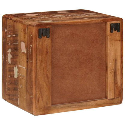 Sängbord Nattduksbord Trä Väggmonterad sänggavel med låda Flerfärgsdesign 40 x 30 x 36 cm