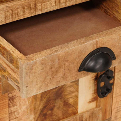 Skåp Brun med låda 40 x 30 x 120.5 cm massivt mangoträ