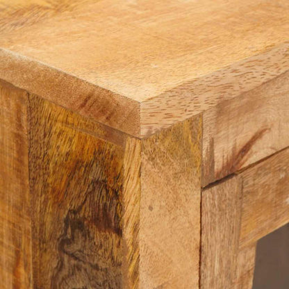 Skåp Brun med låda 40 x 30 x 120.5 cm massivt mangoträ