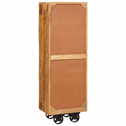 Skåp Brun med låda 40 x 30 x 120.5 cm massivt mangoträ