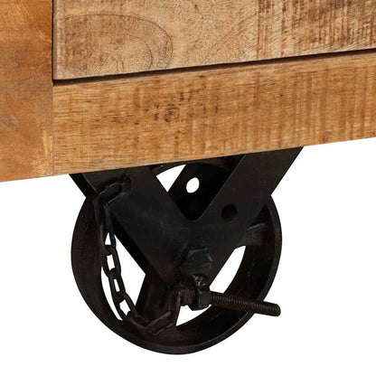 Byrå Trä Brun 70 x 38 x 63 cm massivt mangoträ