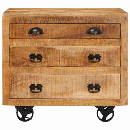 Byrå Trä Brun 70 x 38 x 63 cm massivt mangoträ