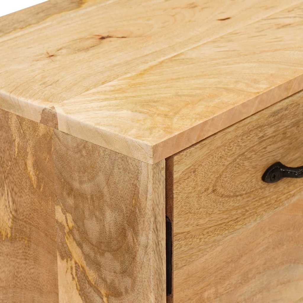 TV-Möbel Brun TV-Bänkar med låda 110 x 30 x 46 cm Massivt mangoträ