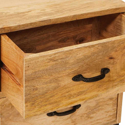 TV-Möbel Brun TV-Bänkar med låda 110 x 30 x 46 cm Massivt mangoträ