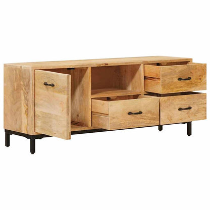 TV-Möbel Brun TV-Bänkar med låda 110 x 30 x 46 cm Massivt mangoträ