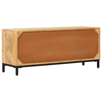 TV-Möbel Brun TV-Bänkar med låda 110 x 30 x 46 cm Massivt mangoträ