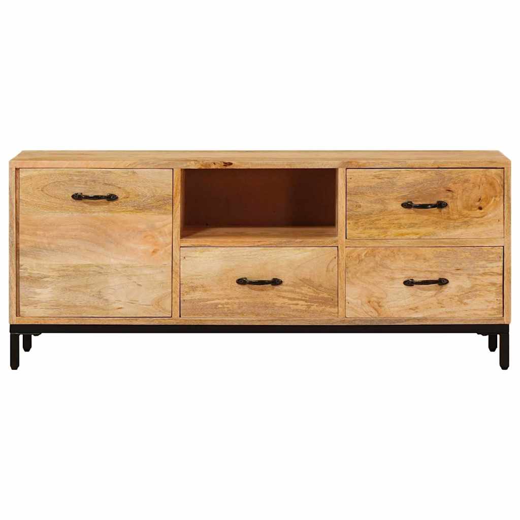 TV-Möbel Brun TV-Bänkar med låda 110 x 30 x 46 cm Massivt mangoträ