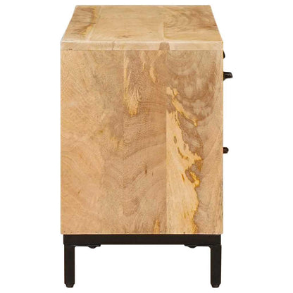 TV-Möbel Brun TV-Bänkar med låda 110 x 30 x 46 cm Massivt mangoträ