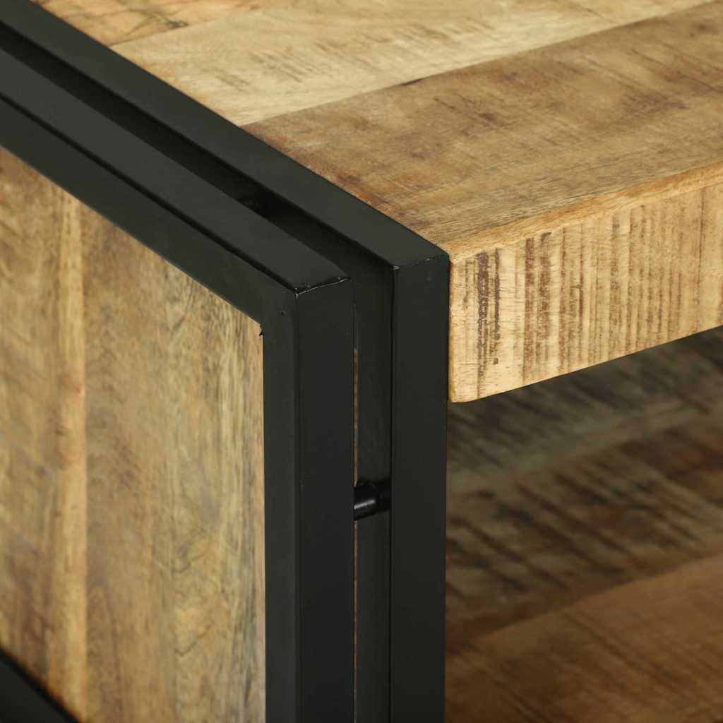 Soffbord Brun 90 x 50 x 38 cm Massivt grovt mangoträ