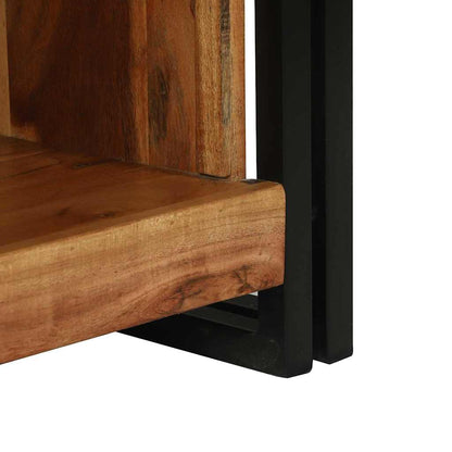 Soffbord Brun 90 x 50 x 38 cm massivt akacia