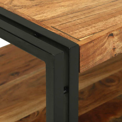 Soffbord Brun 120 x 50 x 38 cm massivt akacia