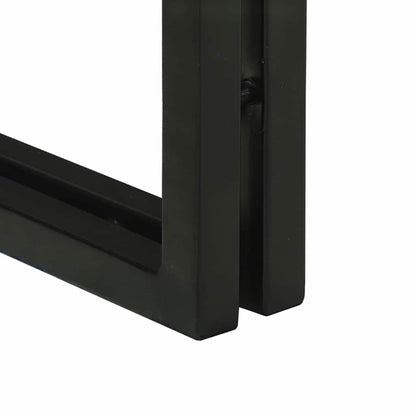 Soffbord Brun 2 pcs 48 x 40 x 40 cm massivt mangoträ