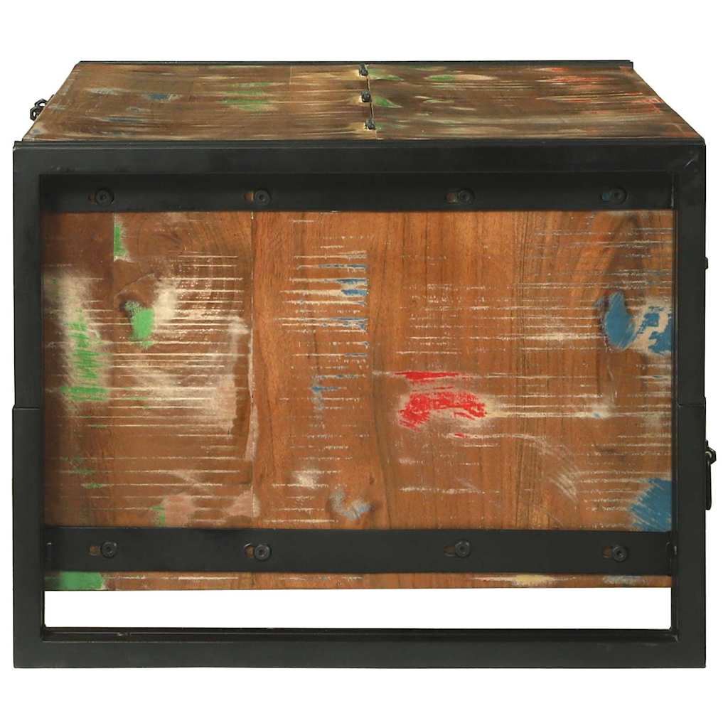 Soffbord Brun med låda 90 x 50 x 38 cm massivt återvunnet trä