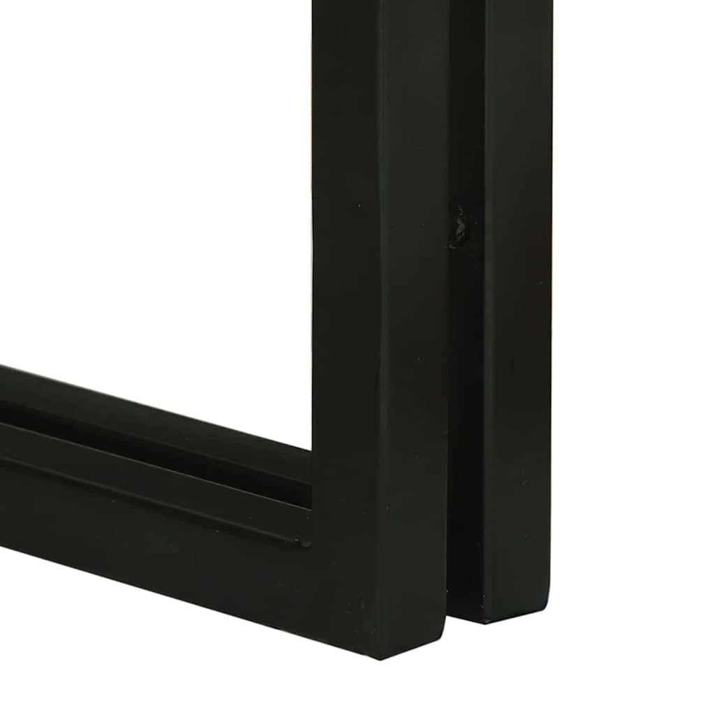 Soffbord Brun och Svart Massivt återvunnet trä