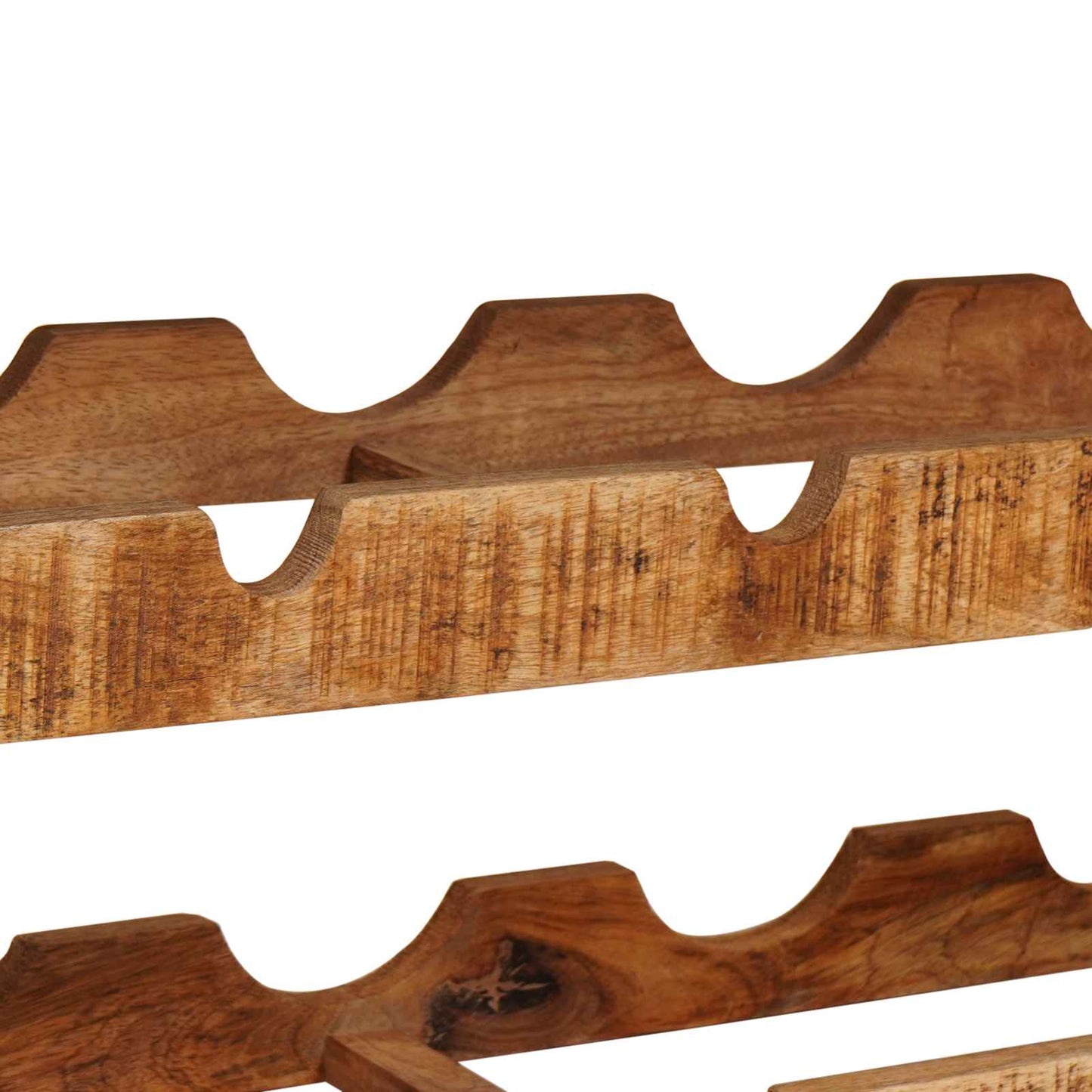 Vinställ Brun 100 x 45 x 33 cm Solid Grov Mangoträ