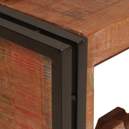 Vinställ Brun 100 x 45 x 33 cm Massivt återvunnet trä