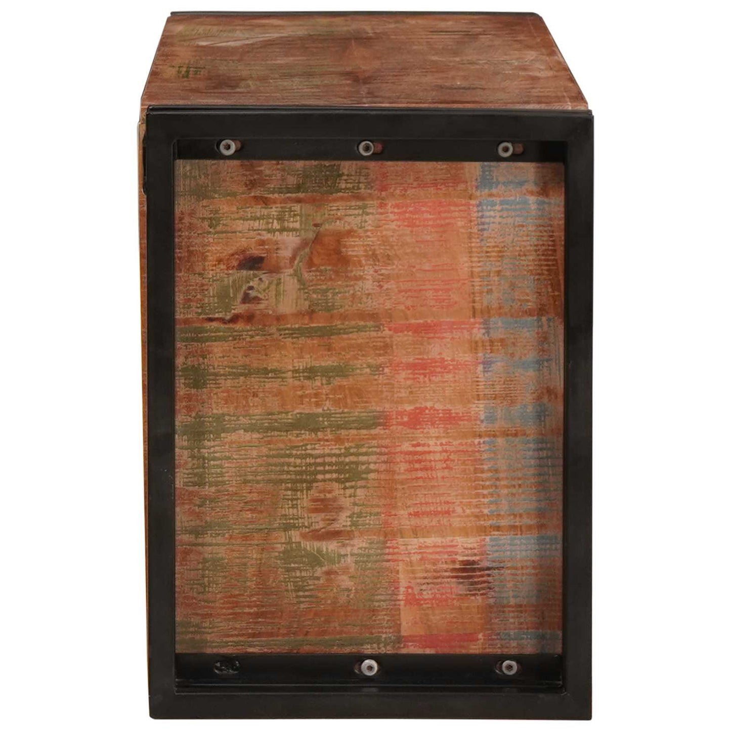 Vinställ Brun 100 x 45 x 33 cm Massivt återvunnet trä