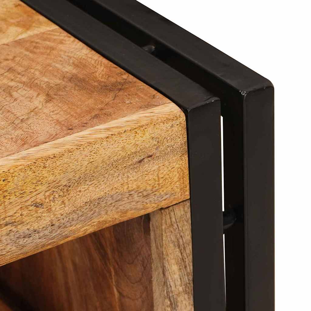 Vinställ Brun 100 x 45 x 33 cm Solid Grov Mangoträ