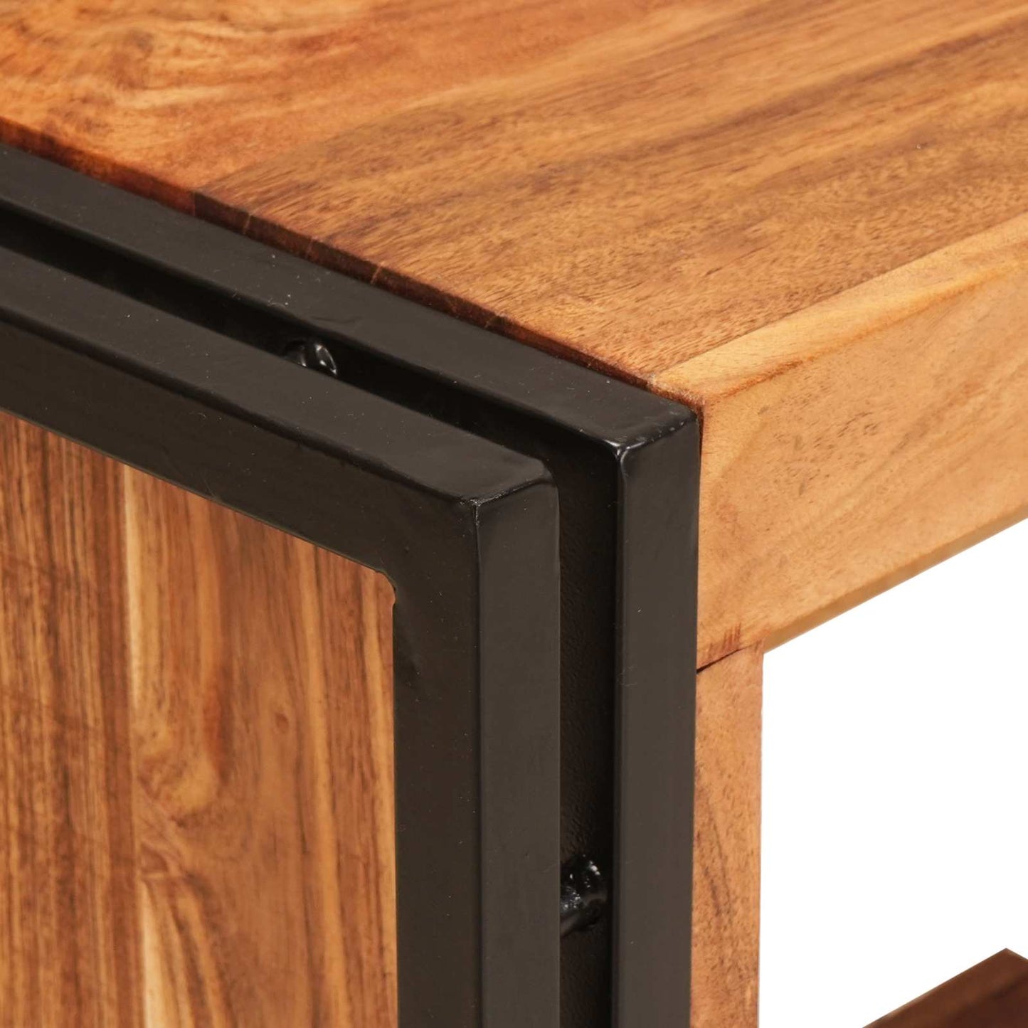 Vinställ Brun 100 x 45 x 33 cm Massivt Akaciaträ