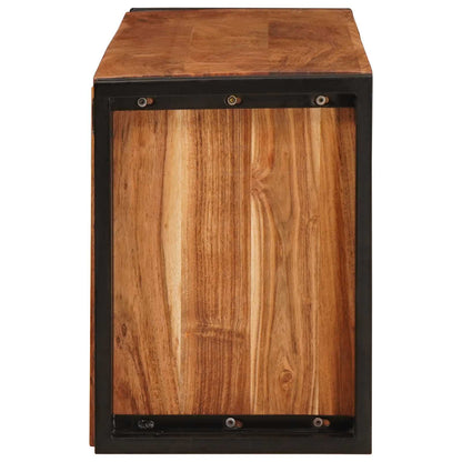 Vinställ Brun 100 x 45 x 33 cm Massivt Akaciaträ