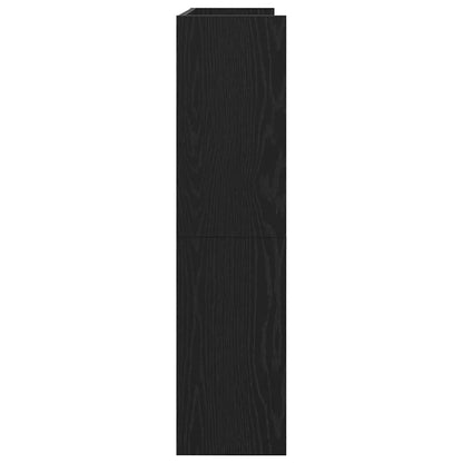 Skoställ Svart Skohylla 80x25x100 cm