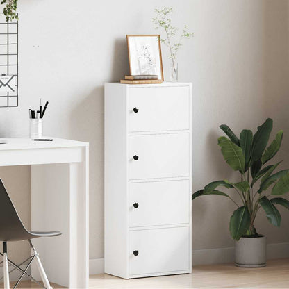 Bokhylla Vit 40x24x102 cm