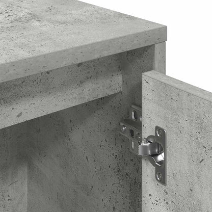 Bokhylla Betonggrå 89x24x101,5 cm