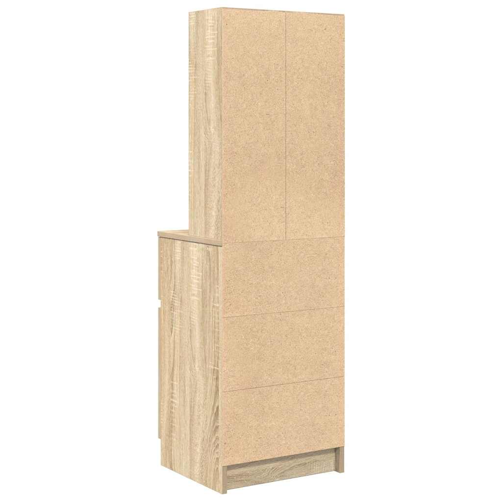 Sängbord Nattduksbord Sonoma Ek 39x35x125 cm